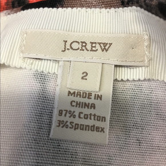 J. Crew Cotton Multi Color Mini Skirt (B-24) - Picture 4 of 4